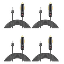 4X for Starlink Power Cable, Car Power Cable for Satellite 18AWG, IP68 Car Charger Power Supply Cord,A