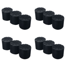 12Pcs Waterproof Silicone Universal Lens Cap Cover for 65-90mm DSLR Camera Lenses