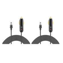 2X for Starlink Power Cable, Car Power Cable for Satellite 18AWG, IP68 Car Charger Power Supply Cord,A