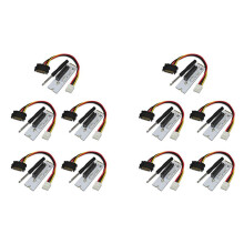 10X NGFF M.2 zu PCI-E 4X Riser Karte M2 SchlüSsel M zu PCIe X4 Adapter mit LED Spannungs Anzeige für ETH Bitcoin Miner Mining