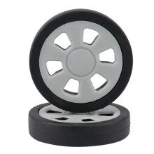 32X Luggage Accessories Wheels Aircraft Suitcase Pulley Rollers Mute Wheel Wear-Resistant Parts Repair 55X12mm
