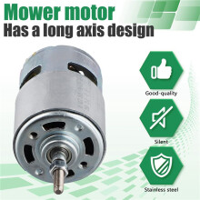 4X 755 Motor for Weed Trimmer 21V Grass Cutter Motor with Long Shaft for Efficient Weed Cutting and Trimming