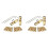 28 Small Electric Drill Chuck 0.5-3mm Electric Mill Copper Chuck Micro-Torque Drill Chuck Set (Hexagonal Wrench) 1