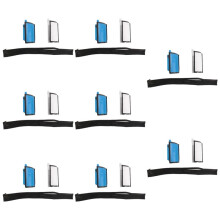 8X Car Dual Zone Air Conditioning Heater Flap Repair Kit for 407 2004-2016 C5 6480E3