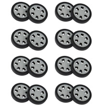 16X Akcesoria Bagażowe Koła Samoloty Walizkowe Koło Pasowe Rolki Mute Wheel Części Odporne na Zużycie Naprawa 50X12mm