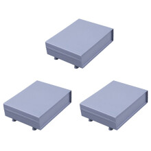 3X Kunststoff Elektrisch Anlage Anschluss Box Hülle 152X120X42mm Hellgrau