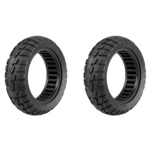 2X Solid Tire 10 Inch,10X2.70-6.5 Solid Tire Scooter Tubeless Puncture-Proof Tire,Explosion-Proof Solid Tires for