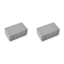 2X Cepillo Limpieza para Parrilla de Barbacoa, Bloque de Ladrillo, Piedra Pómez para Limpieza de Barbacoa, Ladrillo para Parrilla, Herramientas