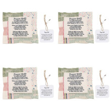 4X Taschen-Gebetsdecke, Individuelle Gebetsdecke, Handgenähte, Farbenfrohe Decke, Gemütliche, Einzigartige Decke mit Symbolistischer Poesie für die