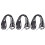 3X US Plug 1.8M Power Cord /Off Button  AC110V 3A AC250V 6A Black 1
