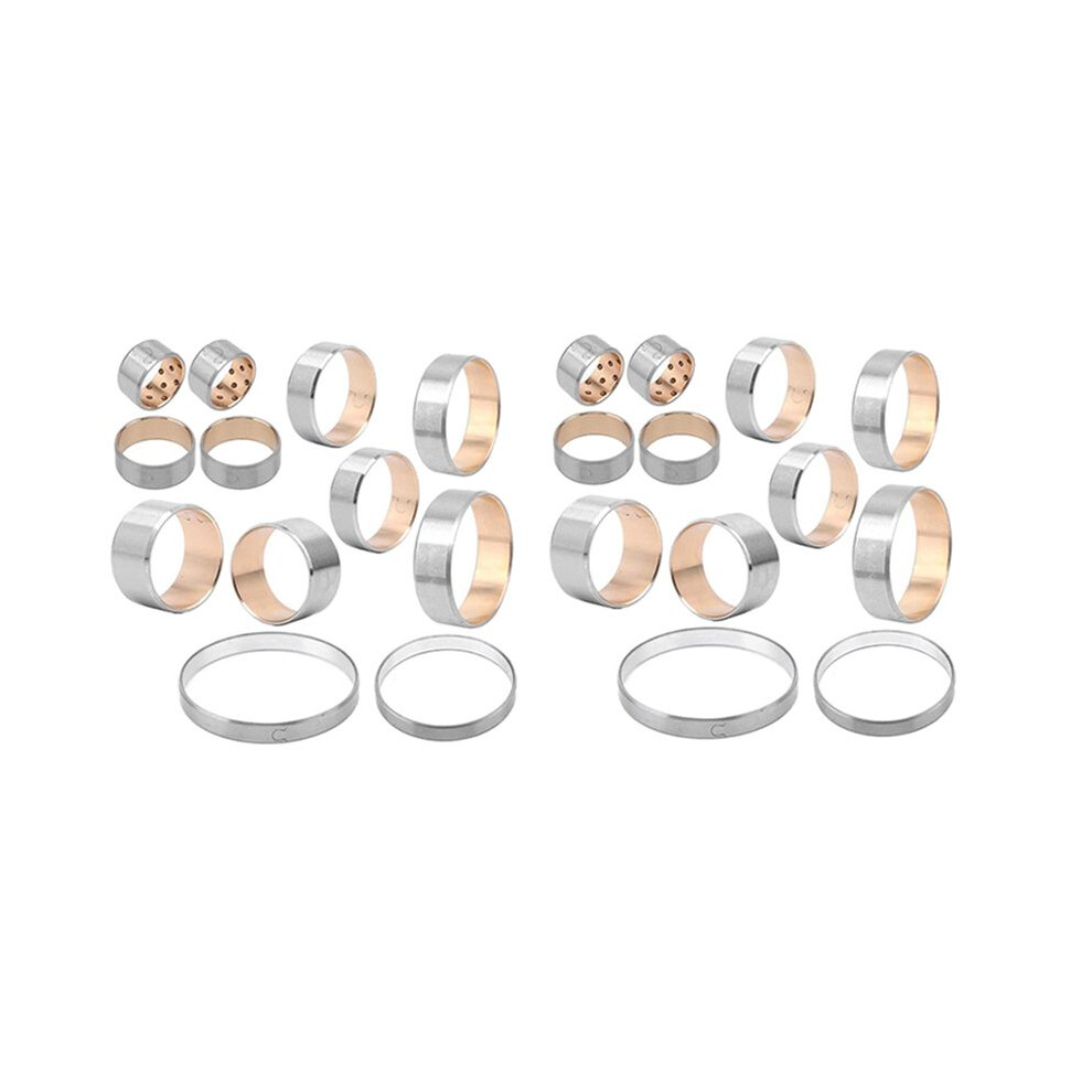 2X Zf6hp26 Zf6hp28 6R80 Auto Gearbox Transmission Bushing Repair Kit 12Pcs For 6Hp26, 6Hp28 Silver 6033390383464