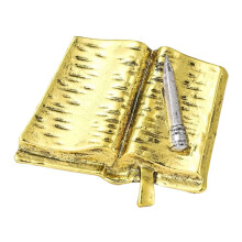 Broche en émail, artisanat exquis, strass accentués, broche-6