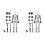 2X Robot Action Figure, 3D Printed with Full Articulation for Stop Motion Animation White 2