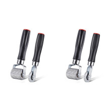 Car Audio Sound Deadening Roller Seam Roller, 4-Pack Heat Abatement Mat Noise Roller Sound Insulation Tool for Auto