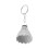 5X Keychain Handbag Split Ring Plastic Key Ring Badminton Decoration White 4