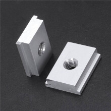 20 Pièces M8 T-Track Curseur ÉCrou Coulissant Alliage D'Aluminium en T ÉCrou pour Outils à Bois Jigs Vis Fixation à Fente