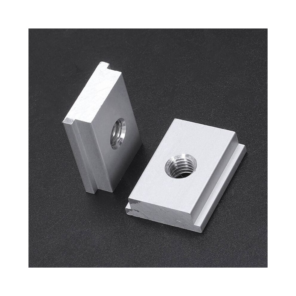 20Pcs M8 T-Track Slider Sliding Nut Aluminum Alloy T Slot Nut For Woodworking Tool Jigs Screw Slot Fastener 6032211515329