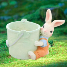 Rabbit Planters Unique Flower Pots Rabbit Flower Pots Succulents Planter Garden Pots Decorative Flower Pots,D