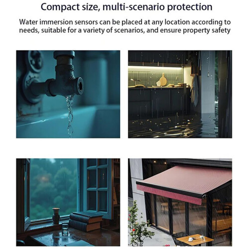 2X EWelink Zigbee  Rain Sensor for Outdoor Wireless Rain Detection Waterproof, Zigbee Hub Required,Linkage Control 2