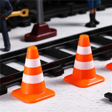 -Verkehrskegel, 30 Stück, Miniatur-Straßenkegel, Baukegel, Kinder-Verkehrskegel, Verkehrszeichen, Spielzeug