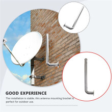 2X Antennenmasthalterung Aus Edelstahl, Mastmontage, Außenmontage-Kit