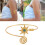Elegant Retro Armlet Adjustable For Different Size Turquoise-1 3