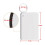 80 Pack Sublimation Keychain Blank Double Sided Heat Transfer Blank  Blank Board Key Ring Blank Sublimation DIY 2