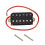 4X Elgitarr Humbucker Pickups Bridge Alnico V Pickup Svart 2