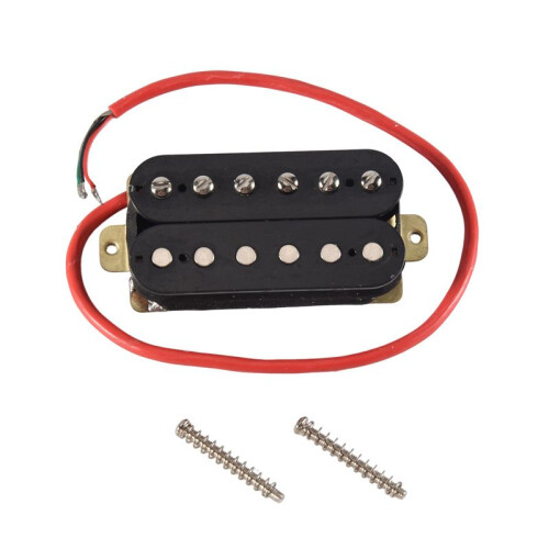 4X Elgitarr Humbucker Pickups Bridge Alnico V Pickup Svart 1