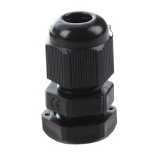 40 PCS PG7 Black Plastic Waterproof Cable Gland Connector 3-6.5mm