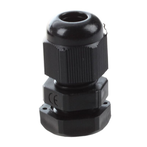 40 PCS PG7 Black Plastic Waterproof Cable Gland Connector 3-6.5mm