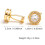 Men's Stylish Professional Round Cufflinks Featuring Cubic-C 3