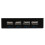 3pcs 3.5 Inch Floppy Bay 4  USB 2.0 Hub USB2.0 Front Panel Expansion Adapter Connector Bracket with 9Pin Cable 2