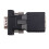 3X Vga Extensor Macho A Lan Cat5 Cat6 Rj45 Adaptador de Cable de Red 2