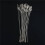 300Pcs Stainless Steel Screw Locking Wire Keychain Cable Key Rings Outdoor Accessory 4