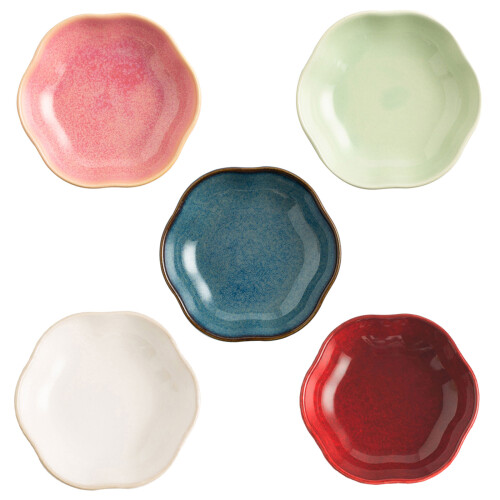 Unique Glazed Ceramic Jewelry Tray for Ring Earring-Green 1