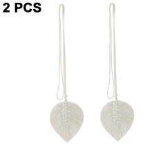 Supports de rideaux bohèmes en corde tressée, élégants pompons en forme de feuille pour votre décoration intérieure, faciles à utiliser. Le