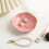 Unique Glazed Ceramic Jewelry Tray for Ring Earring-Green 3