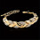 Daily Wear Wrist Bangle Gold Silver Leaf Adjustable-Silver 5