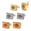Men's Stylish Professional Round Cufflinks Featuring Cubic-A 2