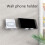 3X Wall Phone Holder Mount ,Update Version Wall Phone Mount for Bathroom,Kitchen Office 2