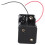 8pcs Black 2-Layers 4 X 1.5V AAA Battery Holder Case Box W Wire Leads 6