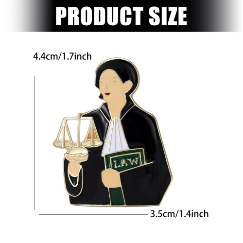 Broche portative sur le thème de la profession juridique, 2