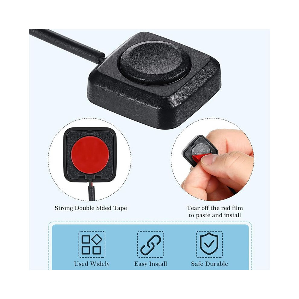 25Pcs Momentary Momentary Push Button Off 12V 24V Surface Mount Button 4711580875396