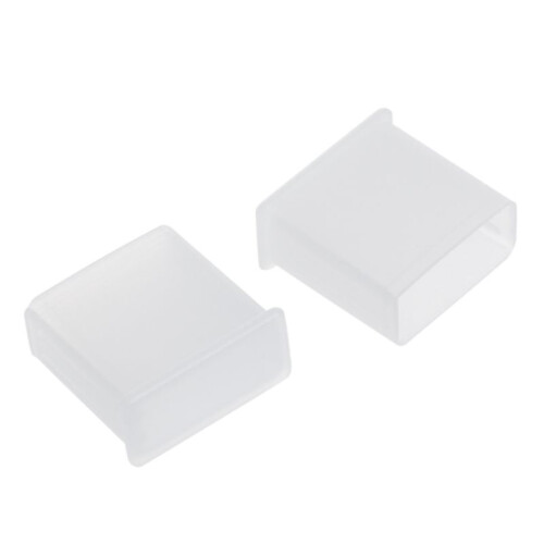 40pcs Clear Plastic USB Type A Plug Dustproof Plug Stopper Protection Cap 1
