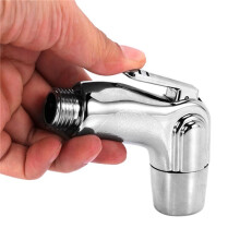 4X Duschblandare för Hand Intimhygien i ABS för Badrumstoalett-Krom