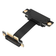 10X PCIE X1 Riser Cable Dual 90 Graden Rechte Hoek PCIe 3.0 X1 Naar X1 Verlengkabel 8Gbps PCI Express 1X Riser Card - 5CM