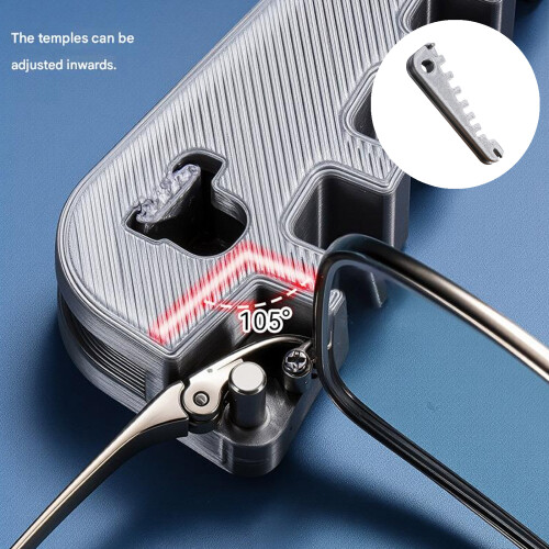 Ergonomic Glasses Leg Bender Device Made from-gray. circle. 1