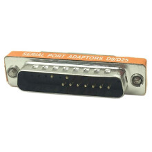 10X DB9 Female to DB25 Male Serial Port Cable Adapter Gender Changer