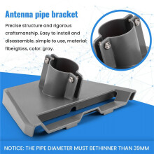 4X for Starlink Gen 3 Pipe Adapter Round Tube Adapter Pole Mount Bracket for Starlink V3 Plate Roof Mount Accessories